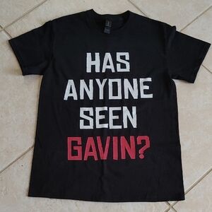 Red Dead 2 "Has Anyone Seen Gavin?" T Shirt Size S